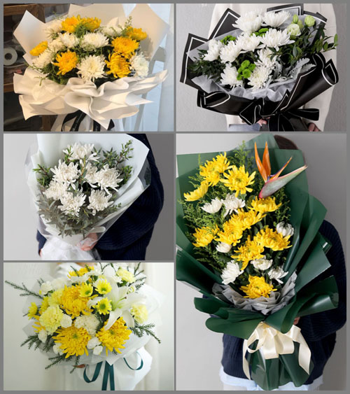 广东湛江市坡头区乾塘镇白事花束代送